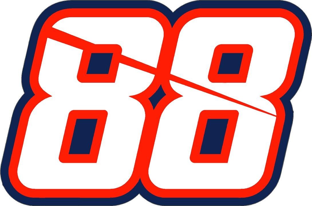 NEW FOR 2026 #88 Conner Zilisch Racing Sticker Decal - SM thru XL