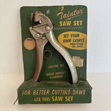 NOS Vintage Taintor No. 7 Saw Set New Old Sto...