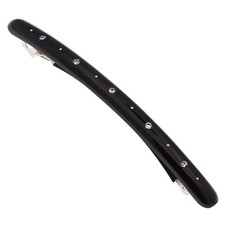 Paris CP2851 French Hair Barrette Large Black, Long Skinny Strong Hold Grip H...