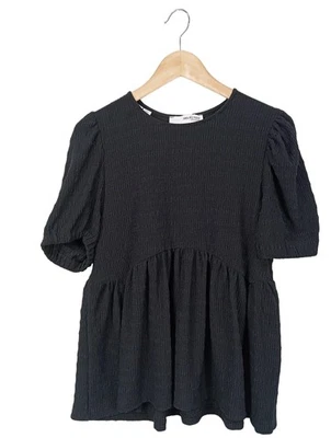 SELECTED Jersey de manga corta Mujeres Jersey Talla EU 40 negro look casual - Imagen 1 de 4