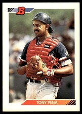 Tony Pena 1992 Bowman #364 Boston Red Sox MLB READ FREE SHIPPING AutographDen
