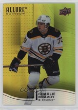 2021-22 Upper Deck Allure Rainbow Yellow Green Charlie McAvoy #R-73 0q3