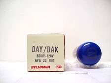 DAY / DAK  Projector Projection Lamp Bulb 500W 120V SYLVANIA  AVG. 30-HR