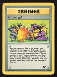 Challenge! 74/82 Team Rocket Uncommon Trainer