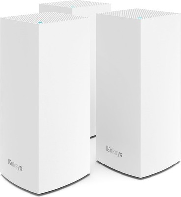 Linksys Velop MX12600 Tri Band WiFi 6 Router Mesh System 3er Pack WLAN Weiß