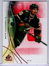 2024-25 SP Game Used Mats Zuccarello Red  Parallel Base Card # 114