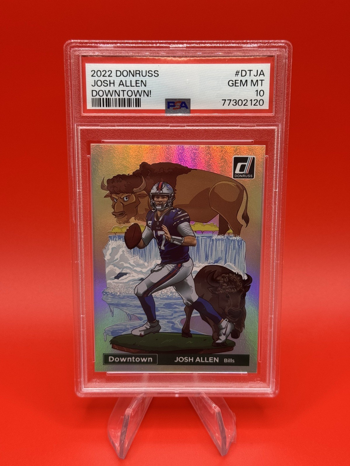 2022 Panini Donruss - Josh Allen Bills - Downtown #DTJA PSA 10 GEM MINT🔥🔥🔥
