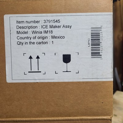 Automatic Ice Maker Kit For Freezer OEM Replacement Winia IM18 Daewoo 3791545
