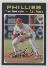 2020 Topps Heritage Short Print Rhys Hoskins (Base) #490 uu6
