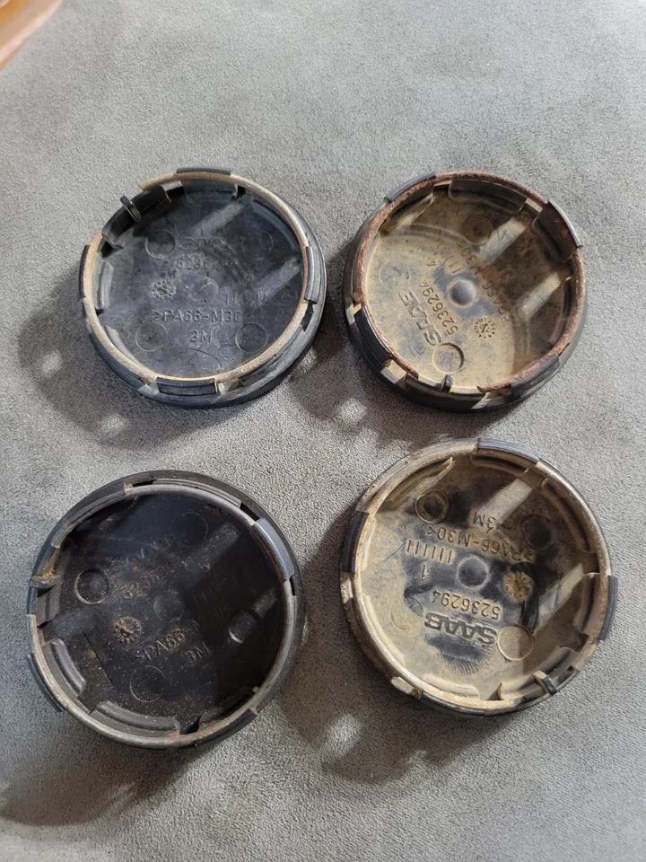 Lote de 4 Tapacubos Centro Rueda Saab 900 9-5 9-3 5236294 Foto 2 de 2