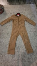 Walls Blizzard-Pruf Coveralls Mens Large Regular Brown Insulated Workwear Canvas