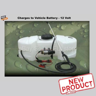#ad Truck Mount Yard Spot Sprayer 25 Gal. Tank 12V Charges to Vehicle Battery NEW $229.29