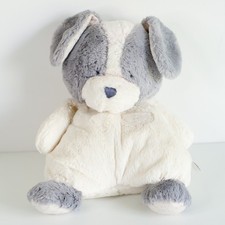 Baby Gund Oh So Snuggly Puppy Dog 12" Plush Gray White #6068720
