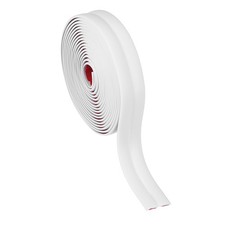 Wall Corner Protector 0.8 in x 9.8 Ft, Self Adhesive Wall Guard White