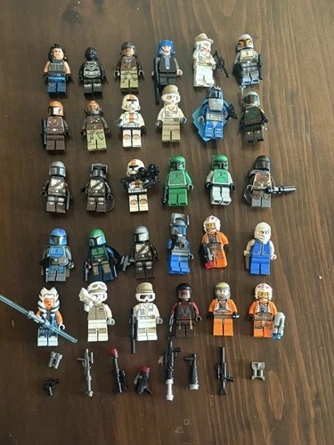 Lego Star Wars Minifigure/Accessories Bulk Lot. Mandalorian Rebels Ahsoka + MORE