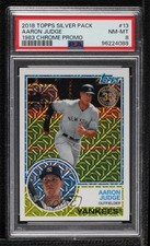 2018 Topps Silver Pack 1983 Design Chrome Series 1 Aaron Judge #13 PSA 8 0i1b