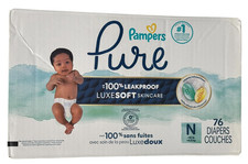 Pampers Pure Protection Diapers Super Pack - Size 0 - 76ct