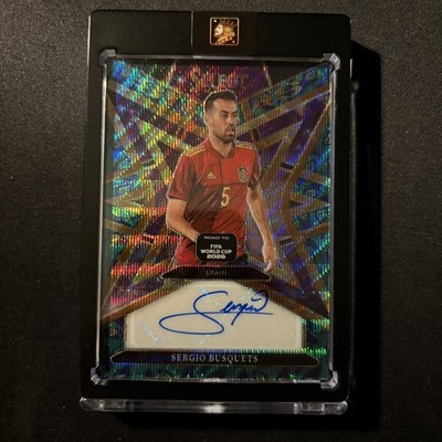 SERGIO BUSQUETS 2025-26 PANINI SELECT FIFA WC STAR TANDEMS PEACOCK SP AUTO Spain