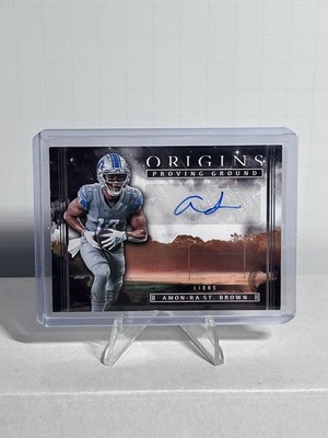 2022 Panini Origins - Proving Ground Signatures Amon-Ra St. Brown  45/99 (AU)
