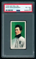 1909-11 T206 Old Mill Southern League Shag Shaughnessy PSA 4.5+ Absolute Stunner