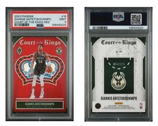 Giannis Antetokounmpo /125 PSA 9 2023-24 Panini Phenix Court Of The Kings Red 