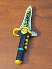 Vintage 1994 Mighty Morphin Power Rangers Dragon Dagger Green Ranger Works!