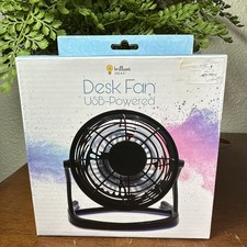 USB Desk Fan 5 Inches Portable Mini, Small, Quite, Black