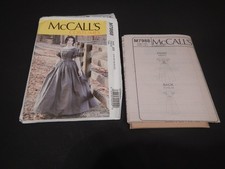 UNCUT MCCALLS COSTUMES M7988 PATTERN CIVIL WAR VICTORIAN DRESS SIZE E5 14-22 