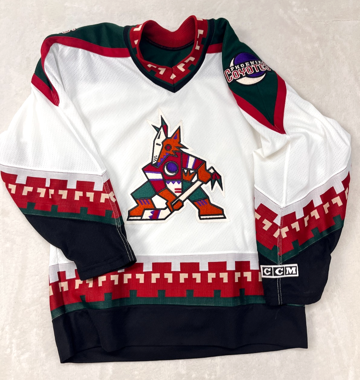 Vintage Phoenix Coyotes Starter NHL Hockey Jersey 90s Youth L/XL Stitched