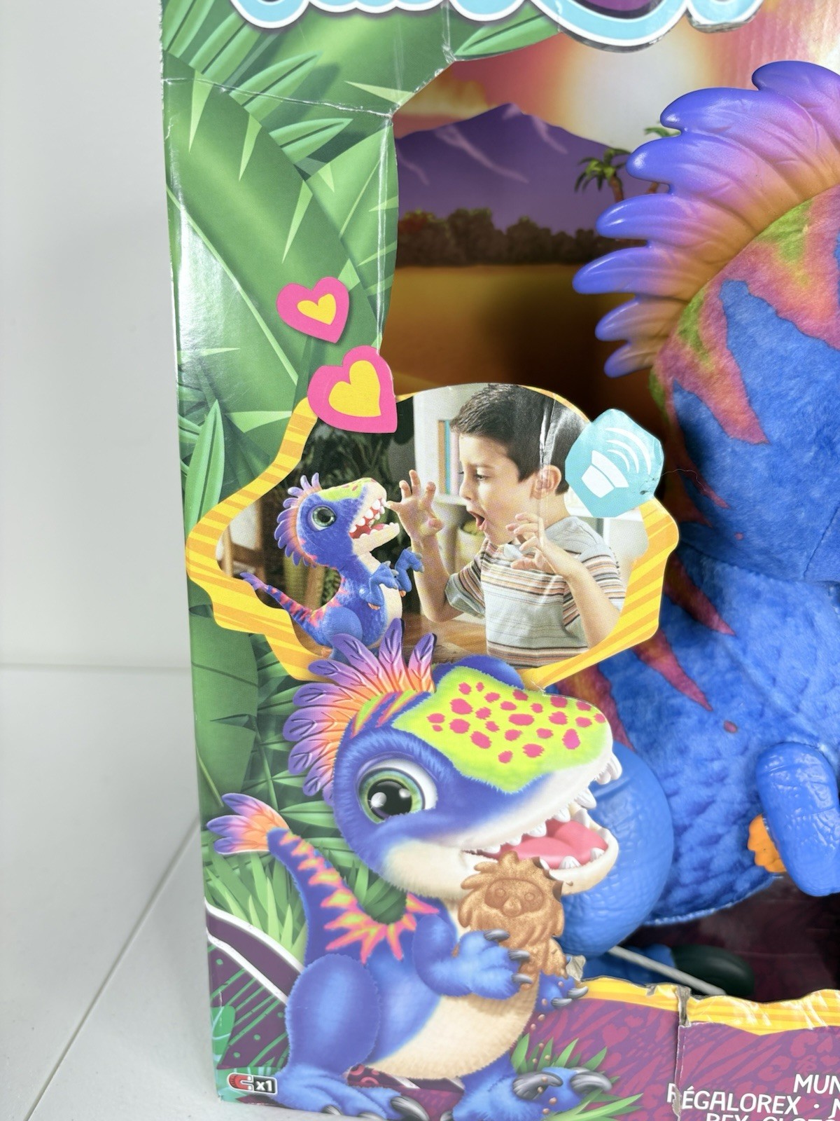 FurReal Munchin’ Rex Blue Dinosaur Electronic Pet 35+ Sounds and Reactions