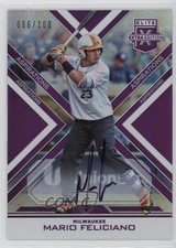 2016 Elite Extra Edition Aspirations Purple 66/100 Mario Feliciano #75 Auto 1fb7