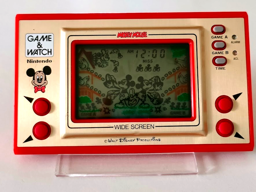 Nintendo MC-25 Game and Watch Mickey Mouse LSI Japan Tested Used