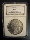 1900 Morgan Silver Dollar NGC MS62