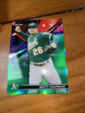 2021 Topps Finest - Matt Chapman #12 Green Refractor 58/99