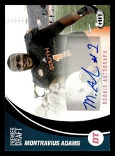 2017 SAGE HIT MONTRAVIUS ADAMS A61 MINT RC AUTOGRAPH FOOTBALL AUBURN TIGERS