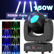 RGBW DMX Moving Head Stage Light 150W DJ Disco Club Party Beam Spot Lighting LED
