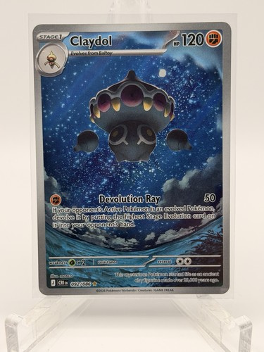 Claydol 092/086 Me04: Chaos Rising Holo Pokemon NM ++