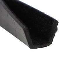 Flocked Window 'U' Channel Per Metre 11mm