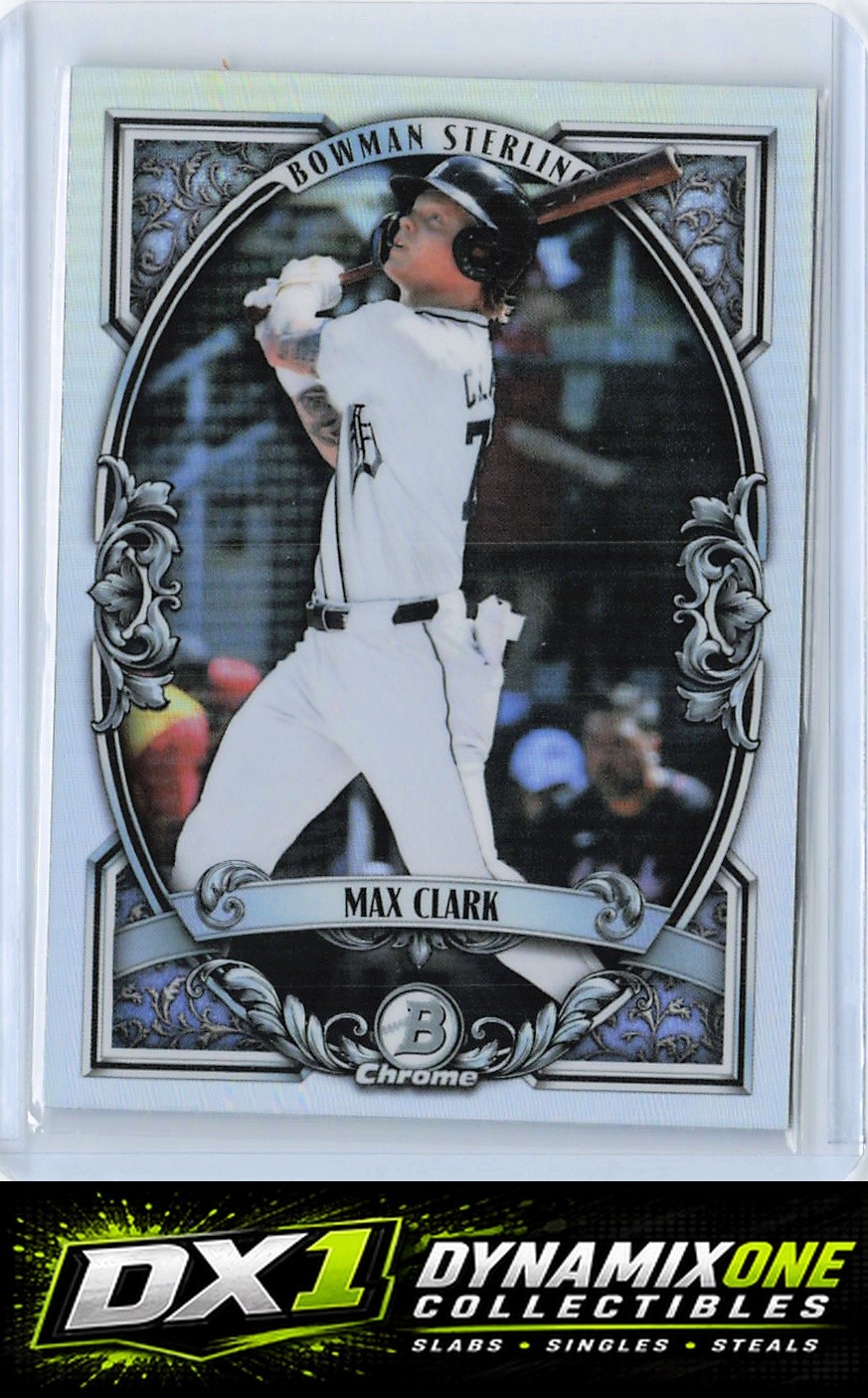 Max Clark 2026 Bowman #BST-5 Bowman Sterling Detroit Tigers