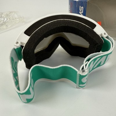 SWAN BRAND ヴィンテージゴーグル Vintage Swans Ski Goggles White Mint Green Mirror Lens Winter