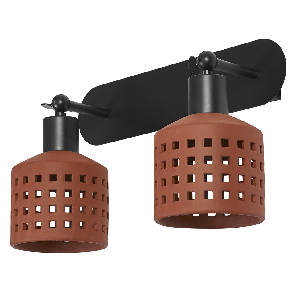OSRAM Decor Applique murale décorative en terre cuite avec motif ajouré