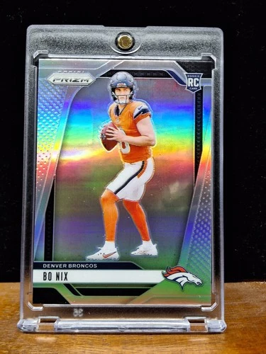 2024 Panini Prizm Rookies Bo Nix #309 Silver Prizm (RC)
