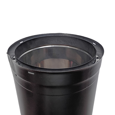 DuraVent 8'' Stove Pipe 8DVL-12 Black DVL Double-Wall 12'' Simpson 8812 Dura-Vent