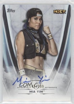 2020 Topps WWE Undisputed 145/199 Mia Yim #A-MY Auto 1s9