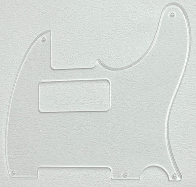 1 Ply Clear transparent Pickguard Fit Fender Telecaster Tele 5 Hole P90 Style