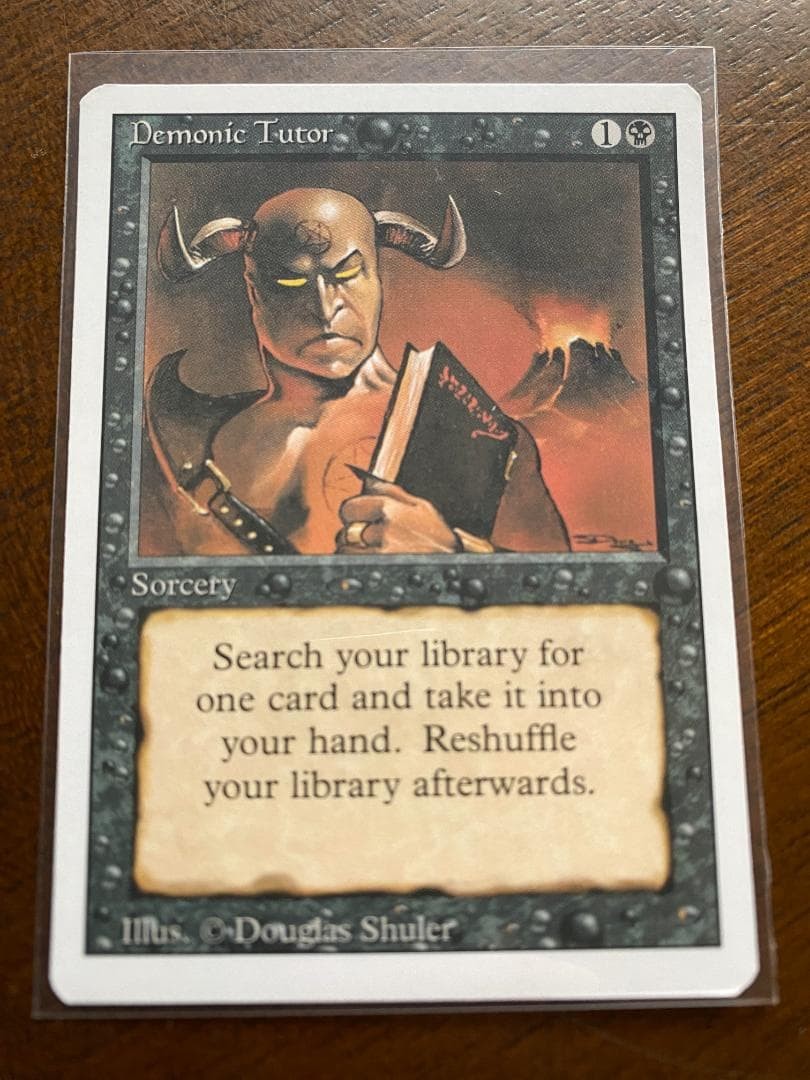 MTG demonic tutor リバイズド 未使用　ミント　1枚 MTG demonic tutor revised unused 1 piece | eBay