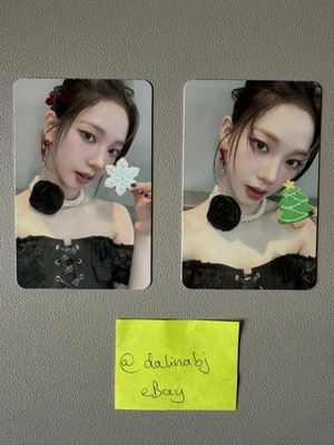 aespa Karina Pink Christmas 2023 Random Pack Official Photocard 2 Set