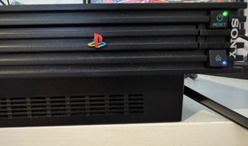 Sony PlayStation 2 PS2 Fat Console w/power and RCA cable Tested Works READ