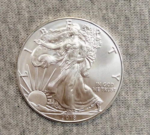 American Silver Eagle 2018 1 Troy Oz Bullion Coin ASE