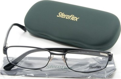 Sferoflex SF 2277 136 Matte Black Metal Eyeglasses Glasses Frame 54-17-140 NEW